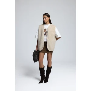 Harlow Bej Teddy Yelek