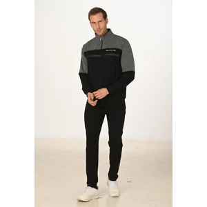 Marco Ferry Büyük Beden Pamuklu Erkek Eşofman Takımı Siyah 5279B-S