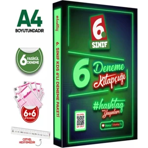 Karakutu Yayınları 2026 6.sınıf #hashtag Kazanım Değerlendirme Sınavı 6lı Sarmal Deneme Paketi Çözümlü Türkiye Geneli