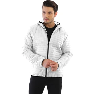 İçi Astarlı Cepli Kapüşonlu Jel Elyaf Su ve Rüzgar Geçirmez Şişme Kışlık Erkek Mont
