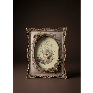 Hanlar Home Klasik Hediyelik Çiçekli Çerçeve