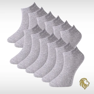 Lion Monroe Erkek 12’li Penye Patik Çorap Kısa Premium F3180GXNS