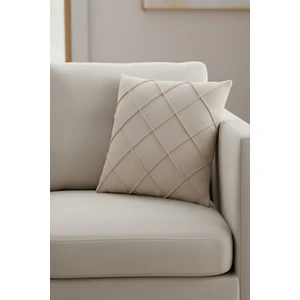 Leke Tutmaz Silinebilir Kapitoneli Kırlent Yastık Kılıfı