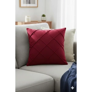 Leke Tutmaz Silinebilir Kapitoneli Kırlent Yastık Kılıfı