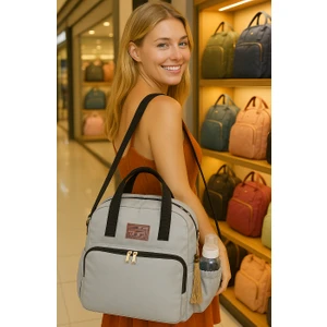 Bebek Bakım Çantası Lüx Anne Bebek Bakım Sırt, El ve Omuz Çantası