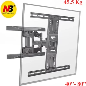 North Bayou Nb P6 40”–80” LED LCD Evrensel Ultra Güçlü Duvar Tipi Tv Askı Aparatı Montaj Aparatı