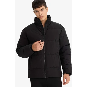 Su İtici Regular Fit Dik Yaka Fermuarlı Cepli Mont E9991AX25WN