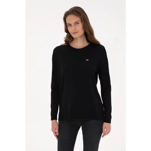 U.s. Polo Assn. Kadın Siyah Kazak /triko 50313579-VR046