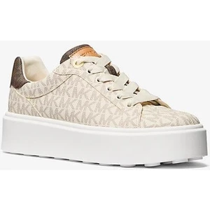 Michael Kors Romey Two-Tone Logo Platform Sneaker