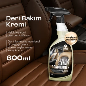Deri Temizleyici & Bakım Kremi 1lt - Oto Koltuk, Kanepe Ayakkabı Çanta Için Nemlendirici Parlatıcı