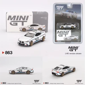 Mini Gt Bl 863 Bmw 3.0 Csl White 1/64 Model Araba