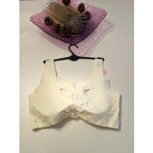 DellaTen Lingerie Lazer Kesim Dikişsiz Desteksiz Toparlayıcı Hayalet Sütyen/bralet