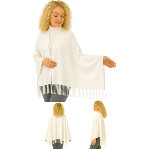 Maruf Shop 1 Adet Kadın Büyük Bedene Uygun Ekstra Yumuşak Dokulu Püskül Detaylı Kışlık Atkı Omuz Şalı