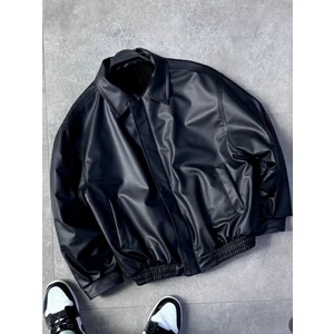 Street Oversize Deri Ceket