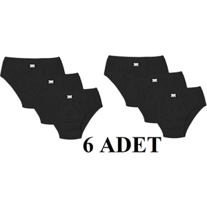 Erkek 6 Adet Pamuklu Kom Slip Külot 6'lı Paket 0109-