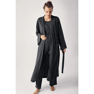 Artış Collection Kadın Uzun Kollu Esnek Pamuklu Hamile Sabahlık Pijama TAKIMI13300