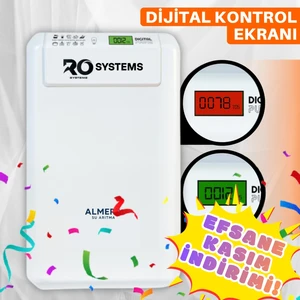 Dijital TDS Ekranlı Premium Çelik Tanklı 10 Aşamalı Su Arıtma Cihazı Ev Tipi R.O. Systems
