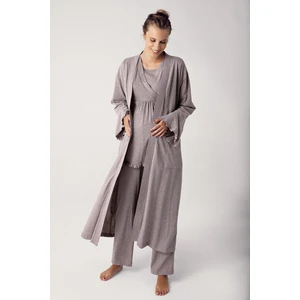 Artış Collection Kadın Uzun Kollu Esnek Pamuklu Hamile Sabahlık Pijama TAKIMI13300