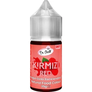 Dr. Gusto Likit Kırmızı Doğal Gıda Boyası 35 G – Bitkisel Kaynaklı, Pasta ve Tatlılar Için Katkısız Sıvı Renk Boyası