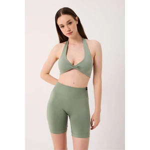 Amara Sporcu Sütyeni Boyundan Halter Yaka Toparlayıcı Büstiyer Bra