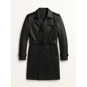 Premium Deri Trençkot Kaban