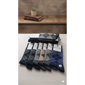 Bambu Soket Erkek Çorabı , Asorti 12'li Kutu