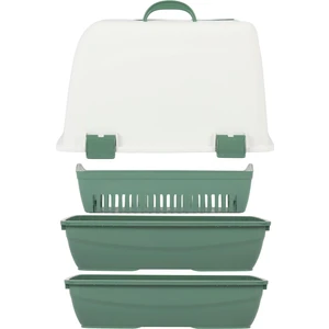 Elekli Kapalı Kedi Tuvaleti.