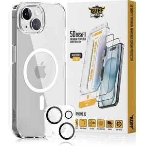 Buff Labs Buff iPhone 15 Avantaj Paket - Magsafe Kılıf + Ekran Koruyucu + Lens Koruyucu Glass