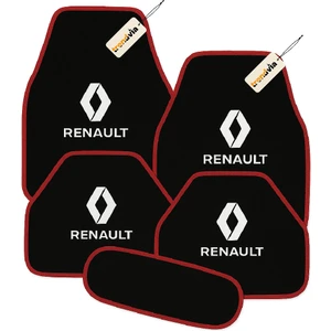 Renault Için Oto Halı Paspas Seti 5 Parça – Kaymaz Tabanlı, Su Geçirmez, Kolay Temizlenir