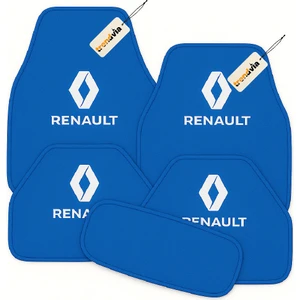 Renault Için Oto Halı Paspas Seti 5 Parça – Kaymaz Tabanlı, Su Geçirmez, Kolay Temizlenir
