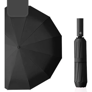 Rüzgara Dayanıklı Büyük Şemsiye – 12 Tel Tam Otomatik Aç Kapa