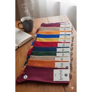 Bambu Soket Erkek Çorabı , Asorti 12'li Kutu