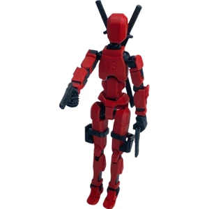 DUMMY13 Aksiyon Figür Robot - Tüm Eklemleri Hareketli  (Aksesuarlar Dahil)