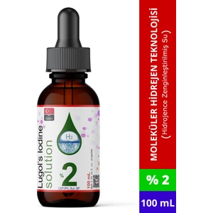 Dolar Kimya Lugol Iyot Çözeltisi %2 | 100 ml | Cam Damlalıklı Şişe (Pharma Grade Lügol)