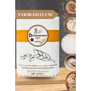 Taş Değirmenden Organik Atalık Tam Buğday Unu - 5 Kilo