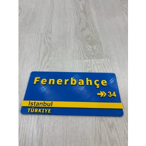 Fenerbahçe Sokak Tabelası