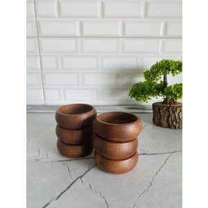 Porselen Diyarı 6'lı Bambu Çerezlik 10 cm