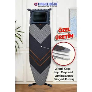 CM-081 Larissa Plas Black Serisi Ergonomik Tasarım Desenli Ütü Masası