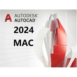 AutoCAD 2024 (Mac) - 1 Mac 1 Yıl Autodesk Key