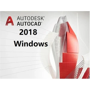 AutoCAD 2018 (Windows) - 1 PC 1 Yıl Autodesk Serial Key