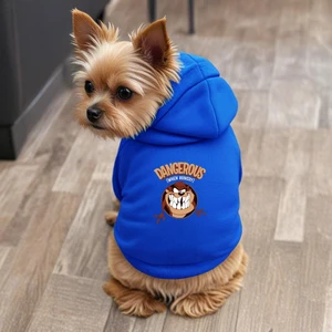 Petite Pati Taz Baskili Ici Polarli Köpek Kıyafeti Sweatshirt
