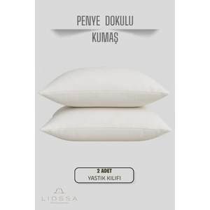 Premium Softtouch™ | 2’li Penye Yastık Kılıfı Seti | %100 Pamuk | 50X70 cm | Fermuarlı | Jersey Kumaş