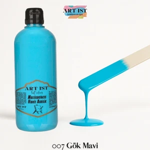 ART IST Multisurfaces Hibrit Akrilik Boyalar 500ML -  007 Gök Mavi