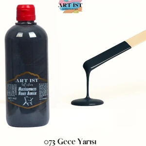 ART IST Multisurfaces Hibrit Akrilik Boyalar 500ML -  073 Gece Yarısı