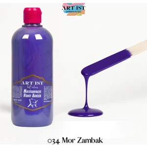 ART IST Multisurfaces Hibrit Akrilik Boyalar 500ML -  034 Mor Zambak