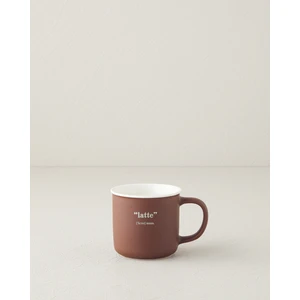 English Home Phoebe Latte New Bone China Kupa 200 ml Kahverengi