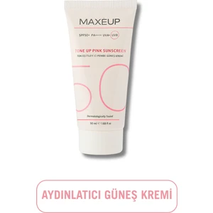 Pembe Ton Eşitleyici Aydınlatıcı Güneş Kremi | Hyaluronik Asit | 50 ML | SPF50+/PA++++