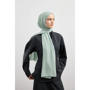 Organik Crash Şal Mint