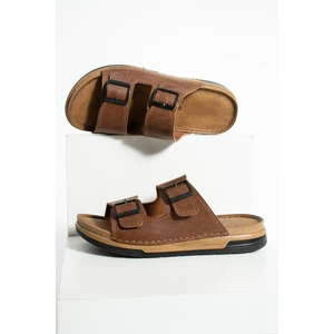 Erkek Ortopedik Dikişli Esnek Rahat Çift Monta Terlik