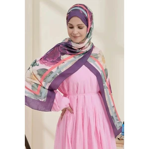 Gül Desen Bambu Şal